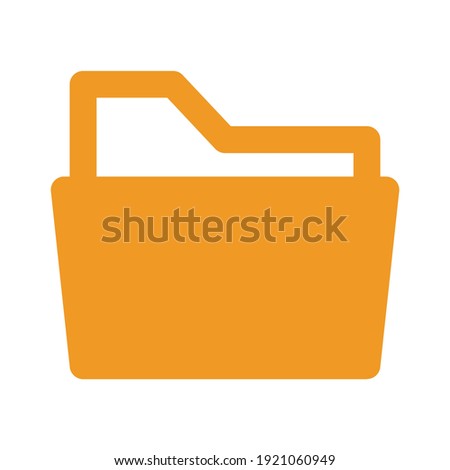 Folder icon for graphic design projects