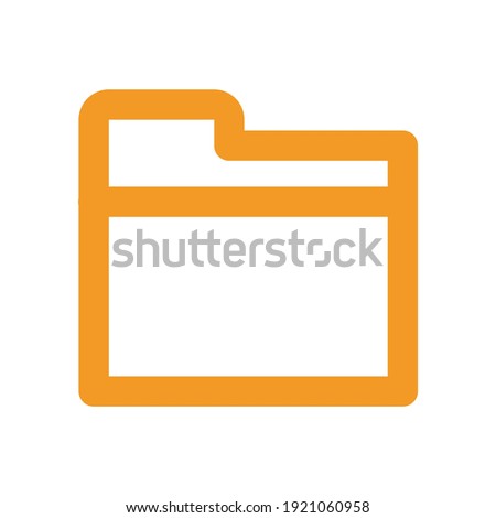 Folder icon for graphic design projects
