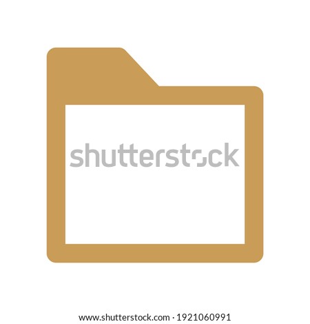 Folder icon for graphic design projects
