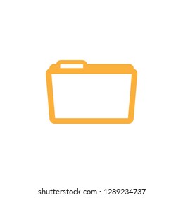 Folder icon graphic design template vector isolated