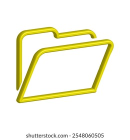 Folder icon illustration design template