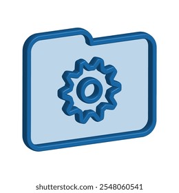 Folder icon illustration design template