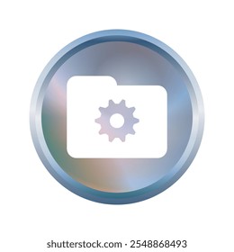Folder icon illustration design template