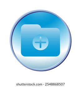 Plantilla de diseño de ilustración de icono de carpeta