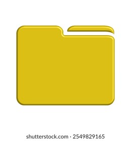 Plantilla de diseño de ilustración de icono de carpeta