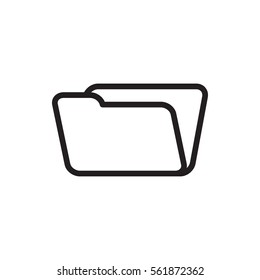 folder icon illustration isolated vector sign symbol