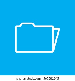 folder icon illustration isolated vector sign symbol