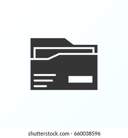 Folder  icon illustration isolated vector sign symbol