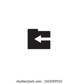 folder icon illustration logo and symbol vector