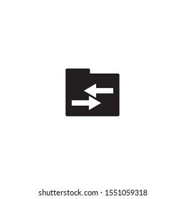 folder icon illustration logo and symbol vector