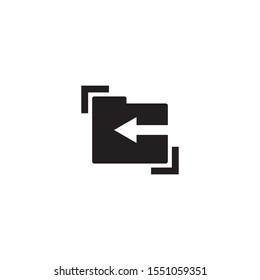 folder icon illustration logo and symbol vector