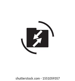 folder icon illustration logo and symbol vector