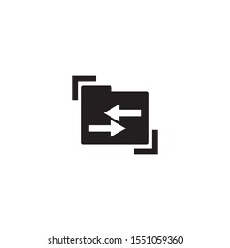 folder icon illustration logo and symbol vector