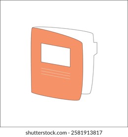 Folder icon illustration, suitable for symbols, websites, mobile, flat templates, vector