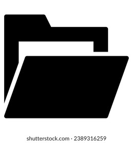 Folder icon illustration for UIUX, web, app, infographic etc