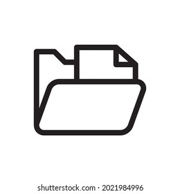 folder icon illustration  vector graphic