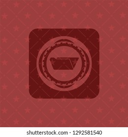 folder icon inside badge with red background