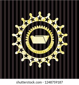 folder icon inside shiny badge