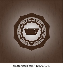 folder icon inside wood signboards