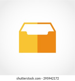 Folder Icon Isolated on White Background