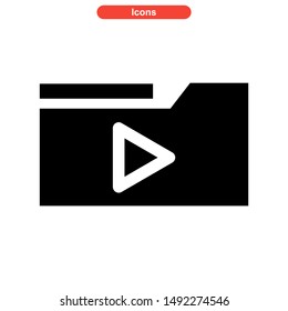 folder icon isolated sign symbol vector illustration - high quality black style vector icons

