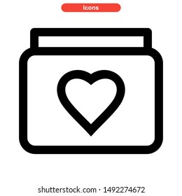 folder icon isolated sign symbol vector illustration - high quality black style vector icons
