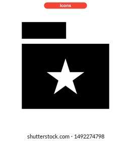 folder icon isolated sign symbol vector illustration - high quality black style vector icons
