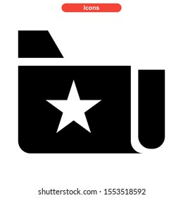 folder icon isolated sign symbol vector illustration - high quality black style vector icons
