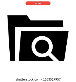 folder icon isolated sign symbol vector illustration - high quality black style vector icons
