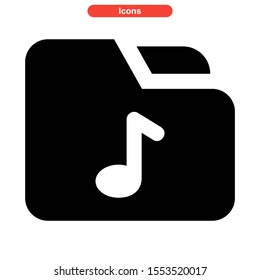 folder icon isolated sign symbol vector illustration - high quality black style vector icons
