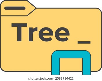 A folder icon with a label.