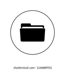 Folder icon, logo