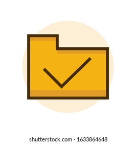folder icon , logo design background