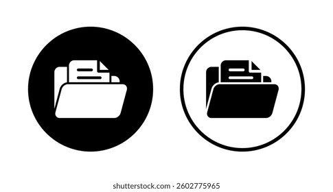 Folder icon logo design. folder sign and symbol