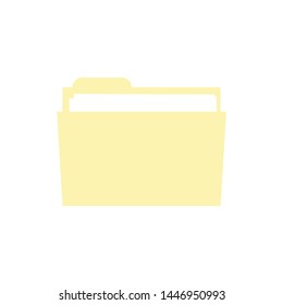 folder icon. Logo element illustration. folder design. colored collection. folder concept. Can be used in web and mobile