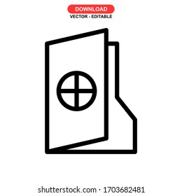 icono de carpeta o logotipo símbolo de signo aislado ilustración vectorial - iconos vectoriales de estilo negro de alta calidad
