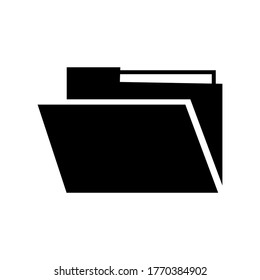 Folder icon or logo isolated sign symbol vector illustration - high quality black style vector icons
