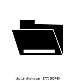 Folder icon or logo isolated sign symbol vector illustration - high quality black style vector icons
