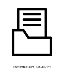 Folder icon or logo isolated sign symbol vector illustration - high quality black style vector icons
