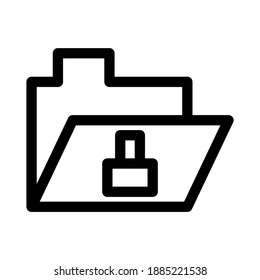 folder icon or logo isolated sign symbol vector illustration - high quality black style vector icons
