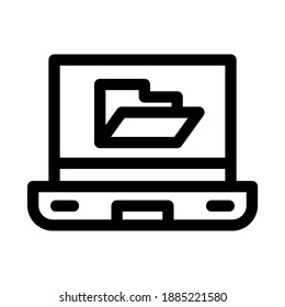 folder icon or logo isolated sign symbol vector illustration - high quality black style vector icons
