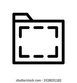 folder icon or logo isolated sign symbol vector illustration - high quality black style vector icons
