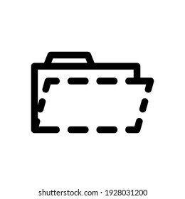 folder icon or logo isolated sign symbol vector illustration - high quality black style vector icons
