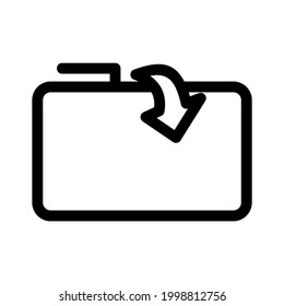 folder icon or logo isolated sign symbol vector illustration - high quality black style vector icons
