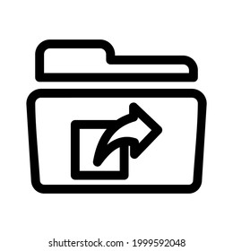 folder icon or logo isolated sign symbol vector illustration - high quality black style vector icons
