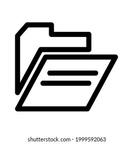 folder icon or logo isolated sign symbol vector illustration - high quality black style vector icons

