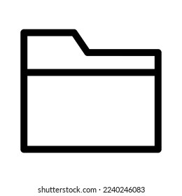 folder icon or logo isolated sign symbol vector illustration - high quality black style vector icons
