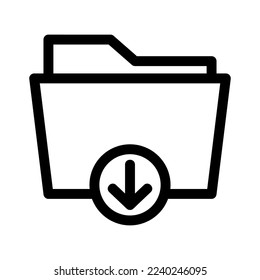 folder icon or logo isolated sign symbol vector illustration - high quality black style vector icons
