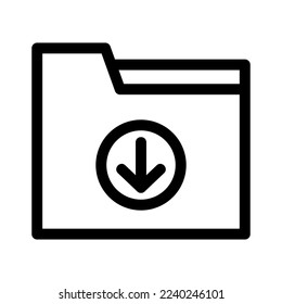 folder icon or logo isolated sign symbol vector illustration - high quality black style vector icons
