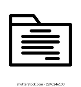 folder icon or logo isolated sign symbol vector illustration - high quality black style vector icons
